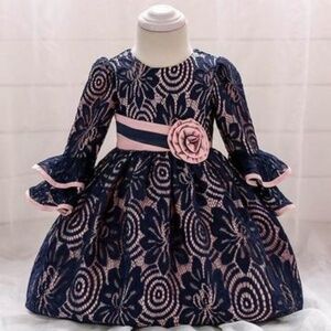 Curtsy & Bows NWT Elegnant Girl's Dress-Toddler Sizes